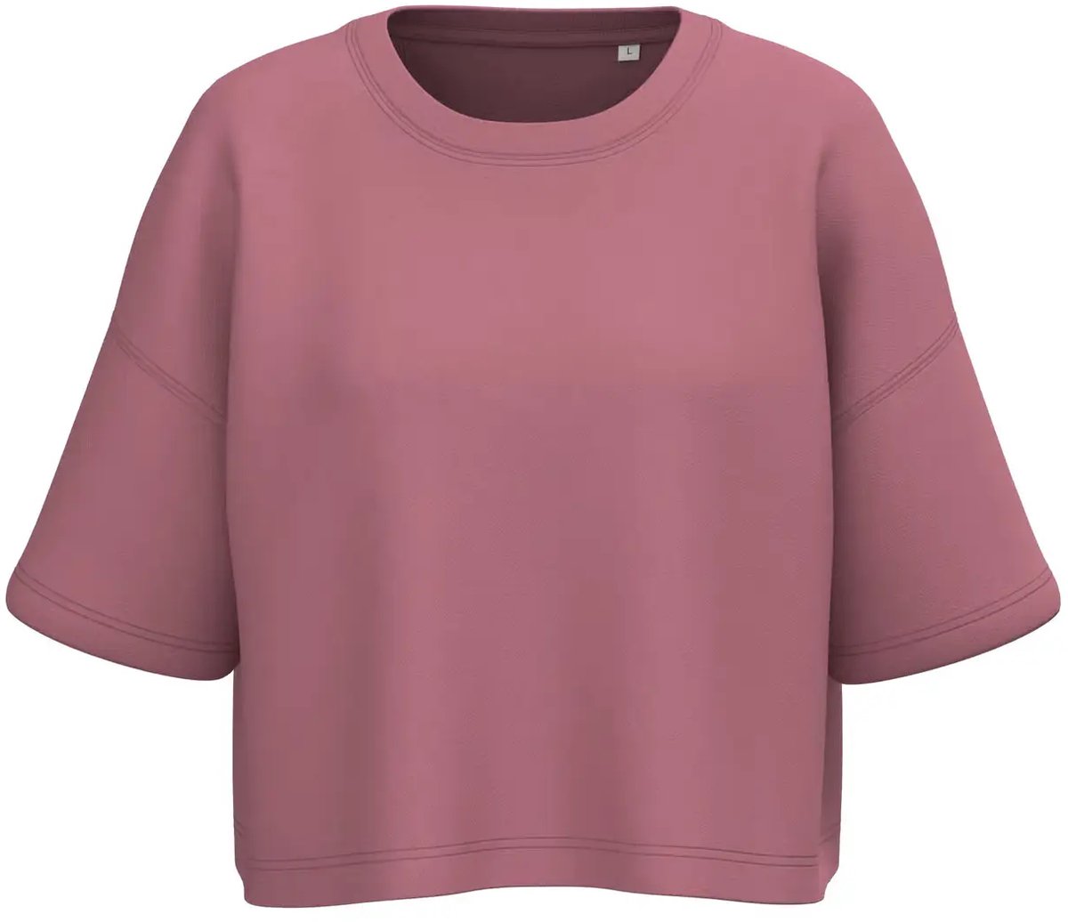 Korte mouw cropped sweatshirt voor dames Proact
