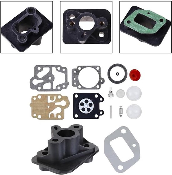 Carburateur Reparatieset - Motor Onderdelen - Buitenapparatuur Onderhoud - Universele Compatibiliteit - 5 x 5 x 3 cm - Zwart — afbeelding 5