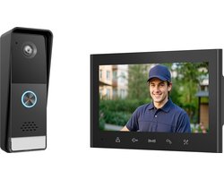ELRO DV700 Video Deur Intercom – 1080P HD Camera – Opnamefunctie – 7 Inch Kleurenscherm - 4 Draads