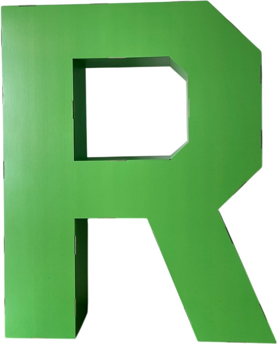 Kartonnen xxl letters en cijfers