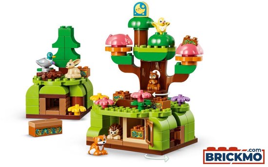 LEGO DUPLO Ontdekkingsbos met Wilde Dieren Speelgoed voor Kinderen en Kinderkamer Decoratie 10480