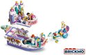 Lego Disney: De Ariëls Koninklijke Trouwboot valt uiteen in 3 delen, met onder andere Koning Triton en een dolfijn.