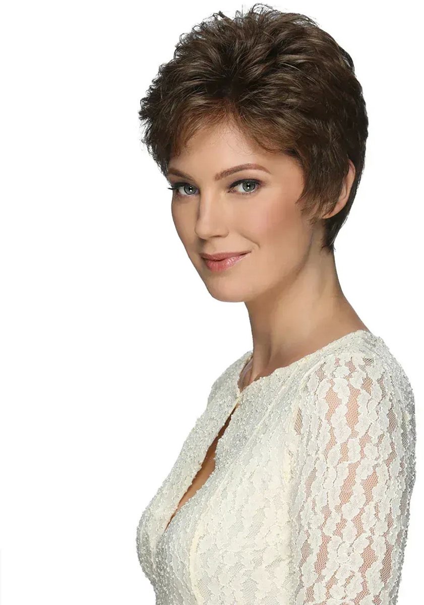 Estetica Designs Petite Vallerie Synthetisch Haarwerk - Front Lace Line, R51LF60, Kort Kapsel