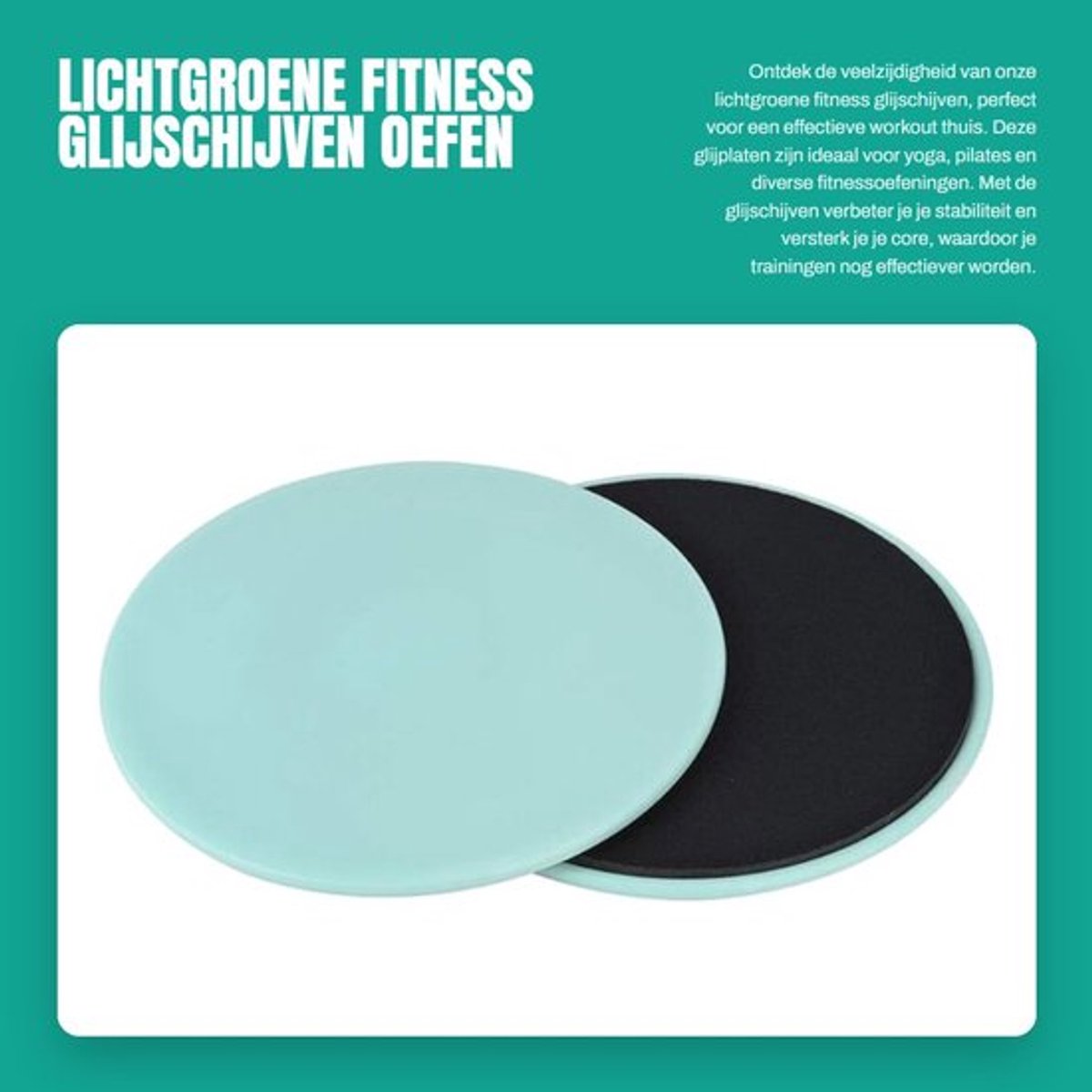 Glijschijven Lichtgewicht - Fitness Sliders - Oefen Glijplaten - Thuis Workout - Yoga/Pilates - Portable Formaat