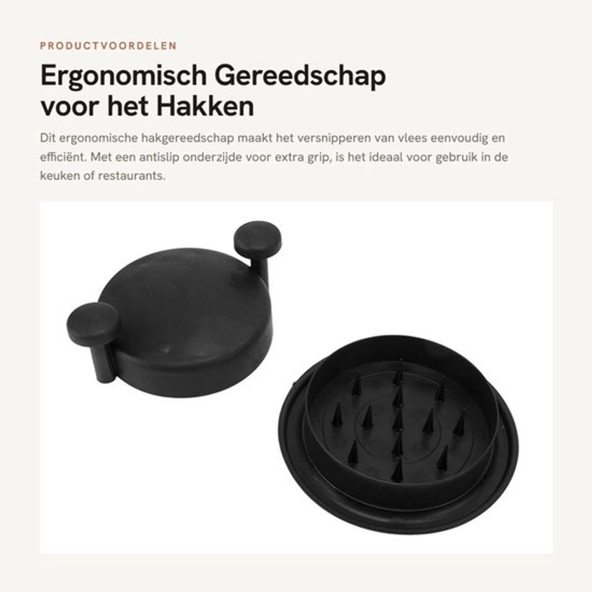 Gereedschap Eenvoudige bediening - Hakmolen - Antislip - Ergonomisch - Vleesmolen - Draagbaar keukengereedschap