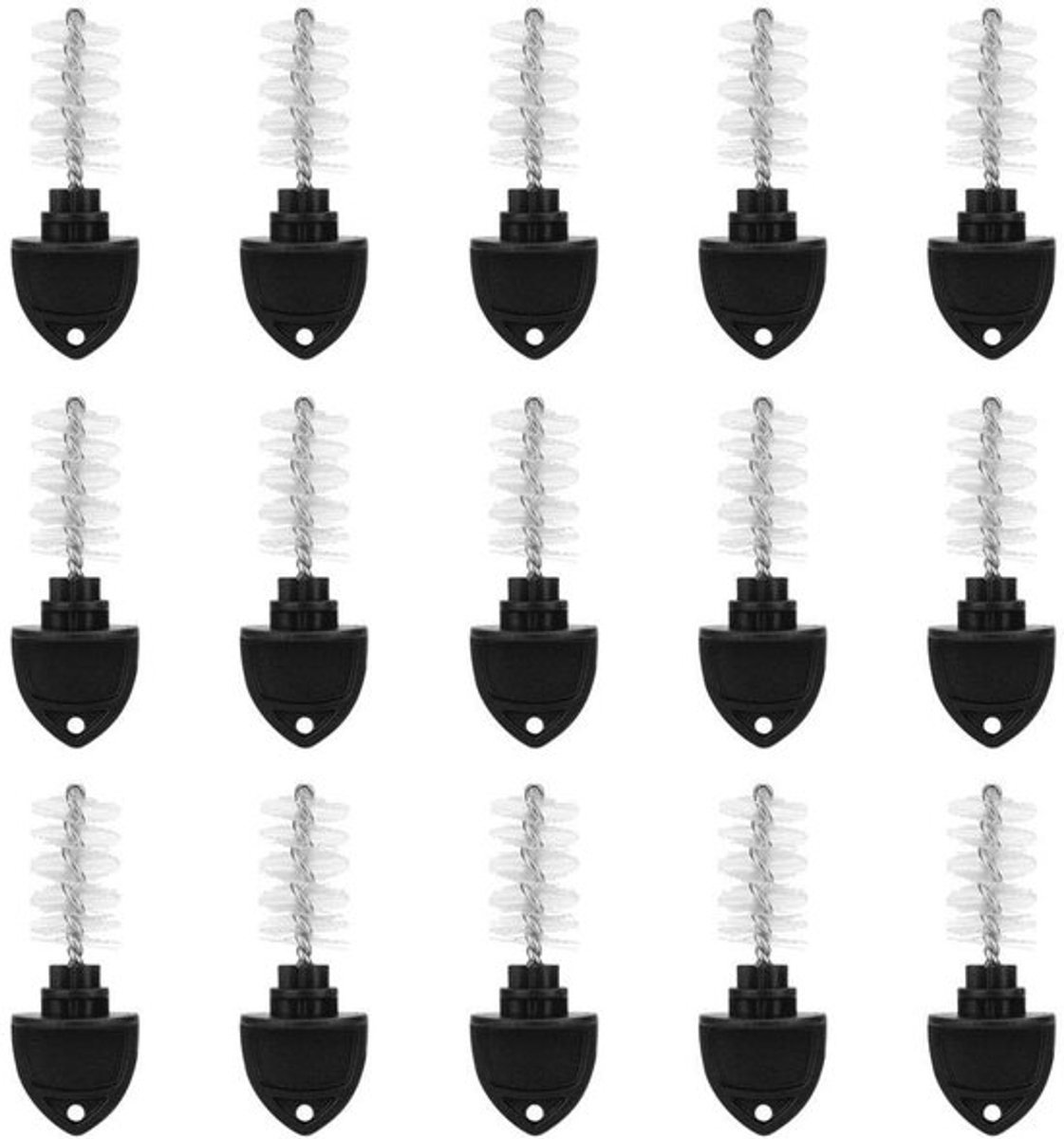 Kraanreiniger 15-delig - Nylon Reinigingsborstelset - Duurzaam Materiaal - Corrosiebestendig - Geschikt voor Bierkranen - Hoge Temperatuurbestendigheid - Biertapborstel