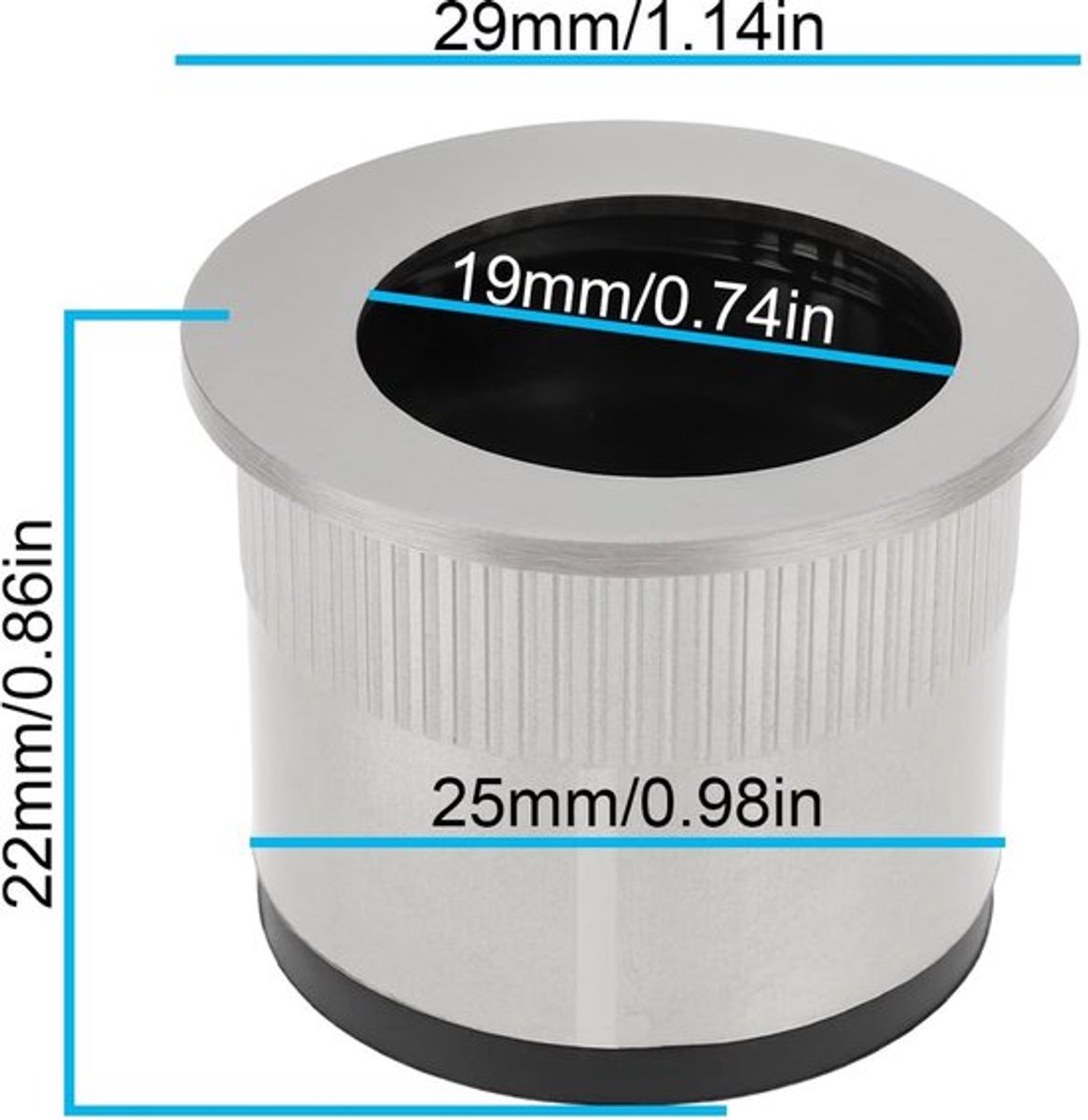 Schuifdeur Handvat 29mm - 2 Stuks - Messing/Kunststof - Geschikt voor Houten Deuren - Eenvoudige Installatie - Lange Levensduur - Deurenhandvat