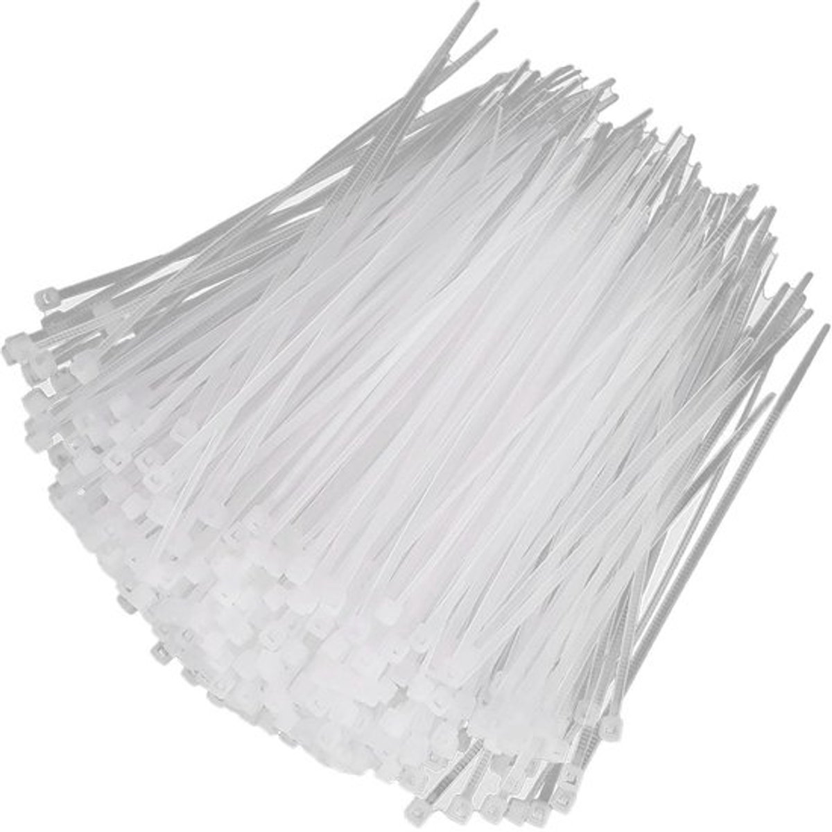Kabelbinders 1000 stuks - Nylon - Zelfsluitend - Antislip - Hoge treksterkte - Brandwerend - Verstelbaar - Bindsnoeren