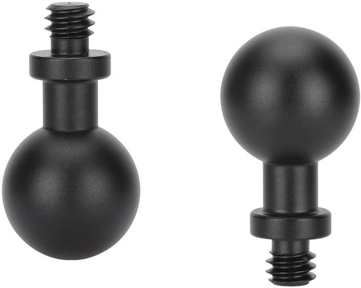 17mm Bal tot 1/4"-20 Schroef Mount voor Camera's (2-Pack)