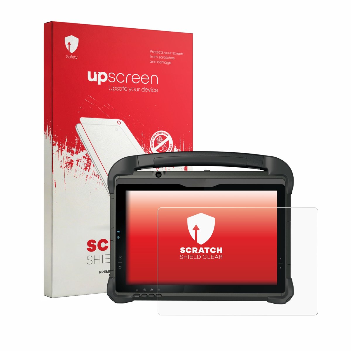 upscreen - Screenprotector voor DT Research DT301YR - Folie Beschermfolie transparant