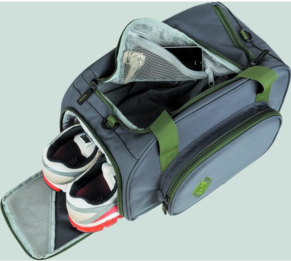 SnelShoppen - NITRO Sporttas Duffle Bag XS - Blauw - 40x23x23 cm, 35L - Schoolsporttas, Reistas, Weekender, Fitnesstas voor Jongens en Meisjes