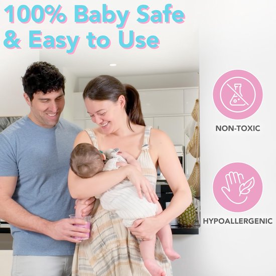 Handafdrukmalset - 3D gipsmalset - Hand- en voetafdrukmal voor baby's - Maakt 2 mallen (handafdruk + voetafdruk) - Voordelig - Cadeau voor aanstaande moeders — afbeelding 3