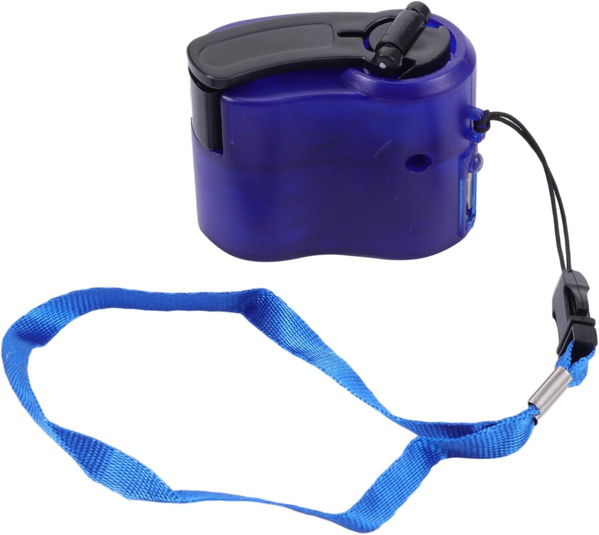 SnelShoppen - Kisangel Handslinger USB Noodstroomaggregaat, Draagbare Handgenerator met LED Noodlicht, Lichtgewicht Powerbank voor Camping en Noodsitu