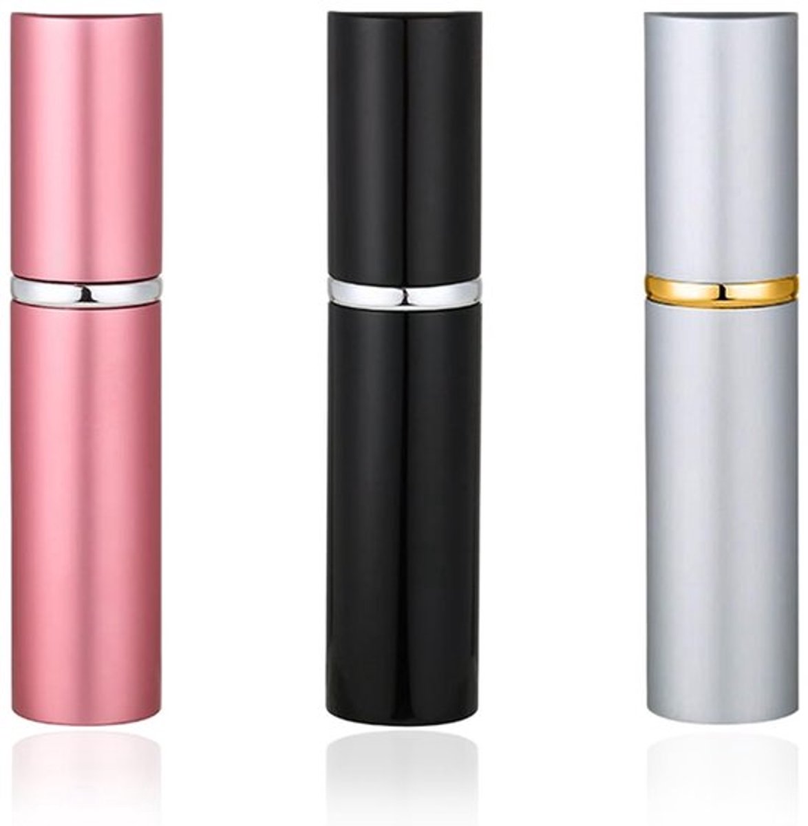 3 stuks 10 ml mini-parfumflessen, parfumhouder, draagbare parfumverstuiver, draagbare spuitfles voor reizen, feest, dagelijks gebruik