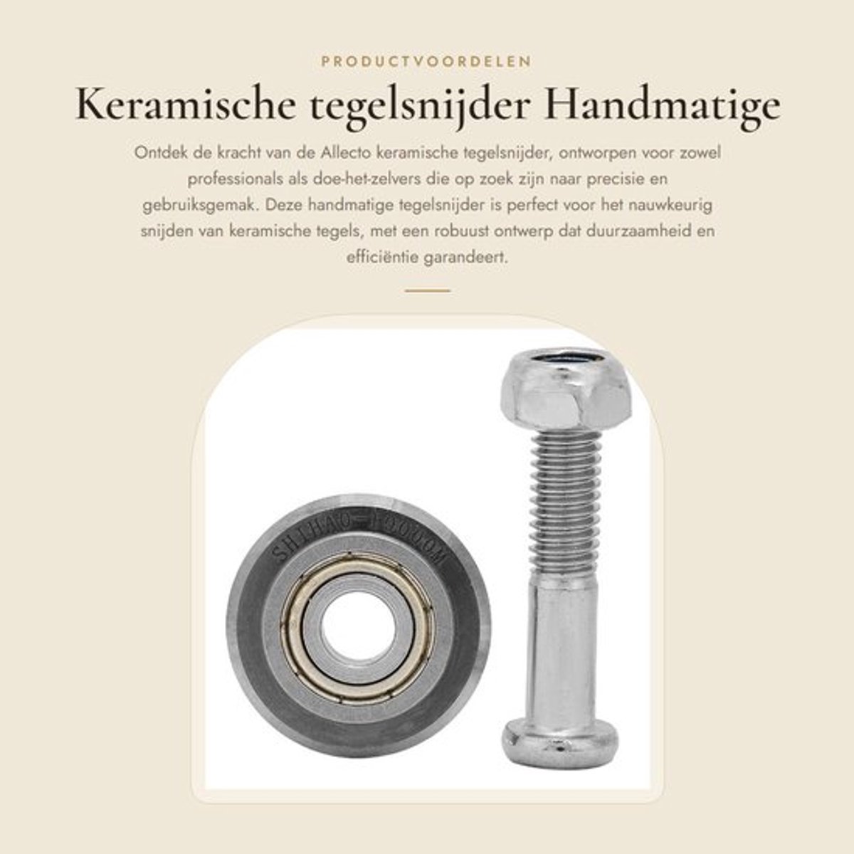 Keramische tegelsnijder - Handmatige vervanging - Hoogwaardige kwaliteit - Standaard - Efficiënt en duurzaam - Geschikt voor professional...