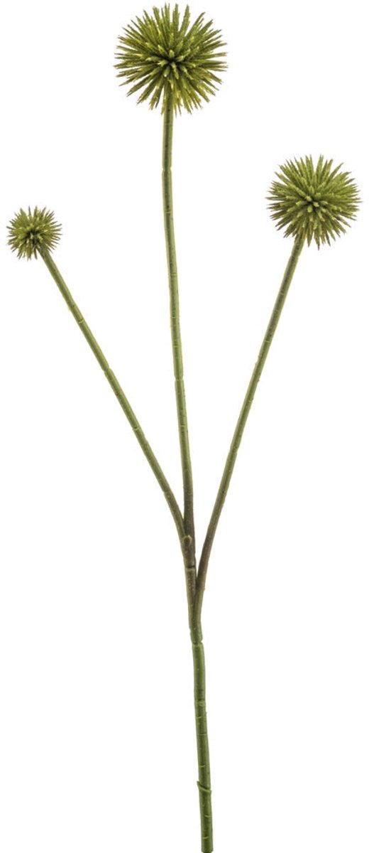 Emerald Kunstbloem Kogeldistel 70cm groen - Kunstplant voor binnen