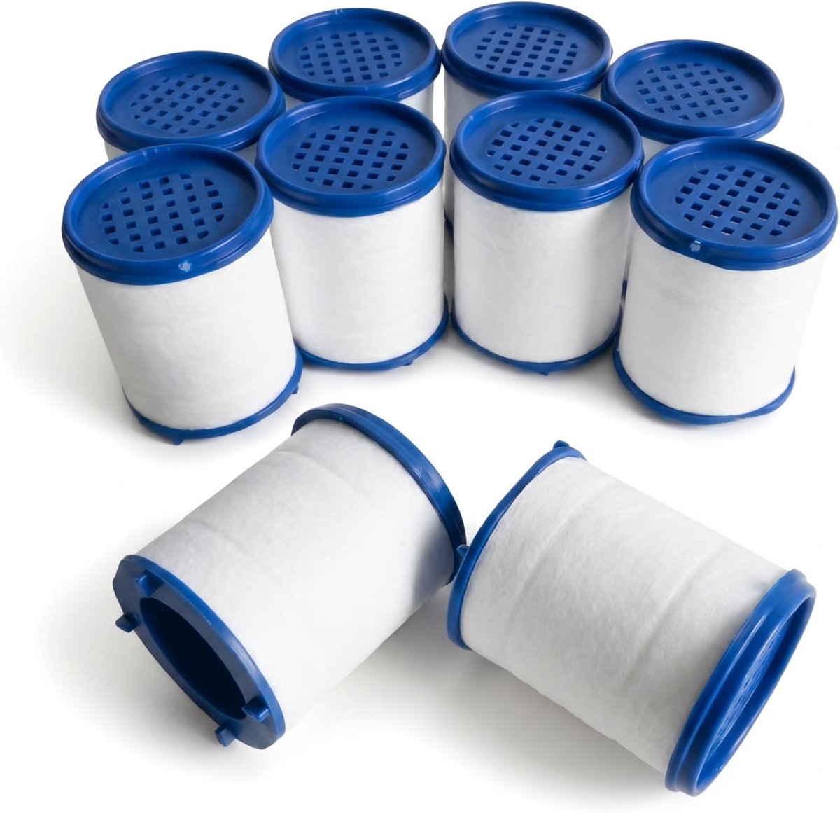 SnelShoppen - 10 stuks Waterfilterpatronen voor Kraan - PP Katoen Microfiltratie - Vervangingsfilters voor Drinkwater - Ideaal voor Keuken en Badkamer