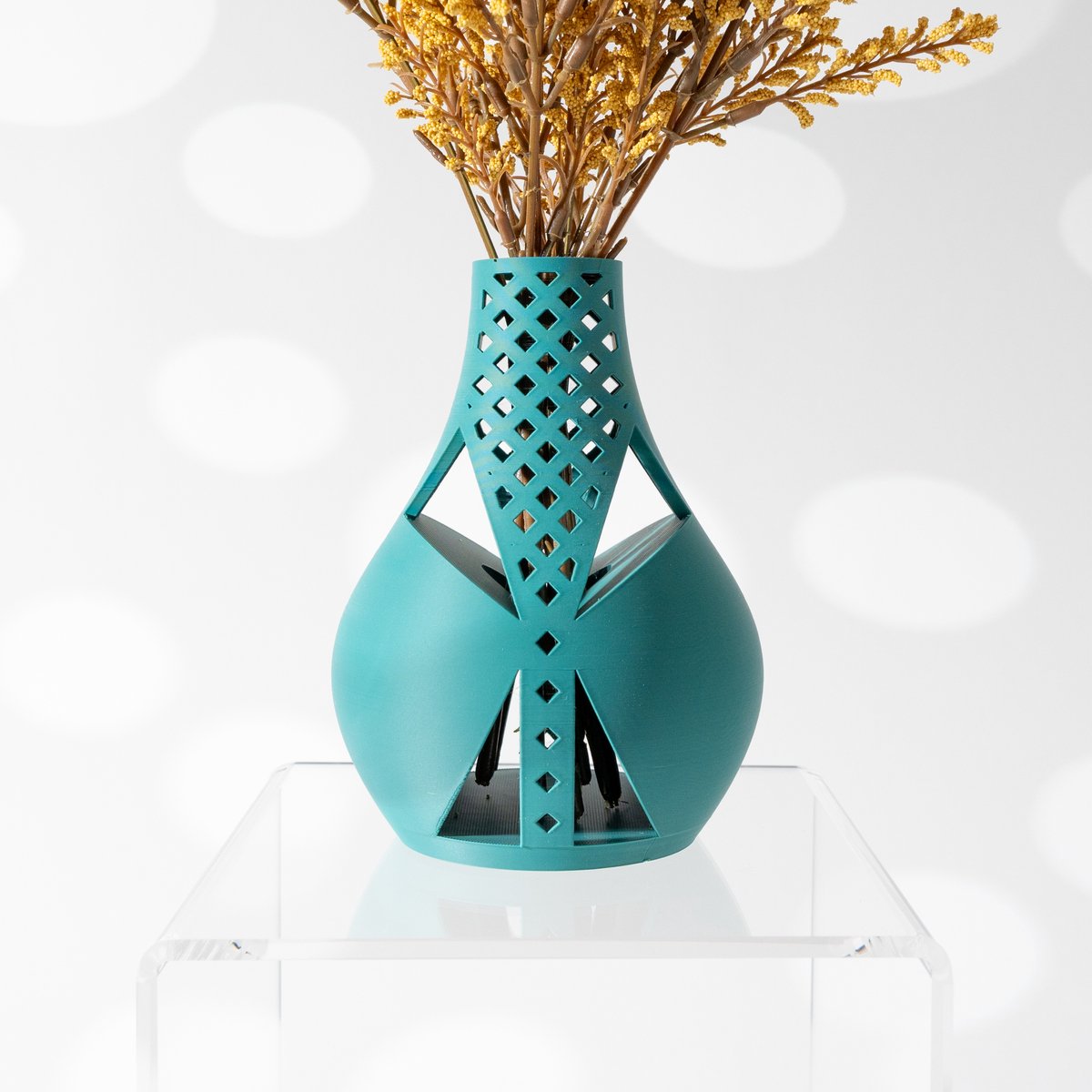 Skushy Vaas Arin - Geschikt voor Bouwbloemen - Japandi Designvaas voor Droogbloemen en Kunstbloemen - Sculpturale Decoratieve Vaas - Moderne Woondecoratie