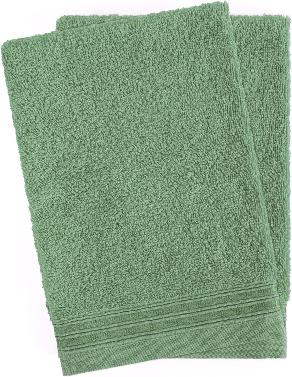 Hammetex Washandjes 2-delige Set 15x22 cm, 100% Katoen Badstof - ShopVlot