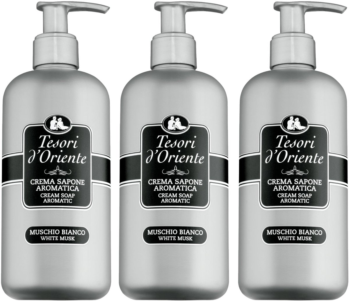Tesori d’Oriente 3PACK White Musk Handzeep 300ML