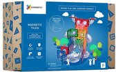 Connetix - Ball Run Pack piste à billes Expansion 66 pièces - jouets de construction magnétiques