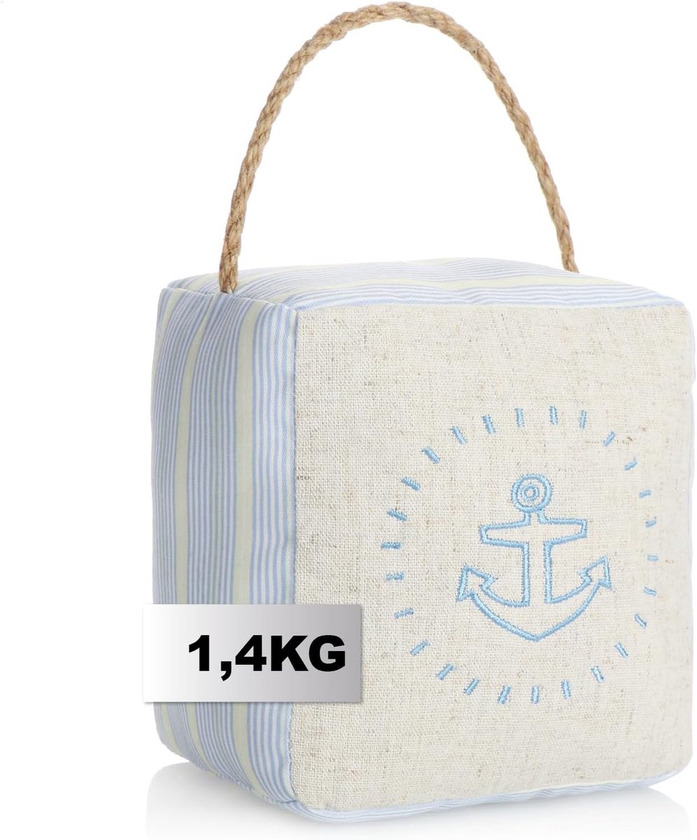 SnelShoppen - Deurstopper met Handvat, Zware Deurvergrendeling, Functionele Thuisaccessoire, Stopper voor Deuren en Ramen, Ideaal tegen Tocht, Voor Al