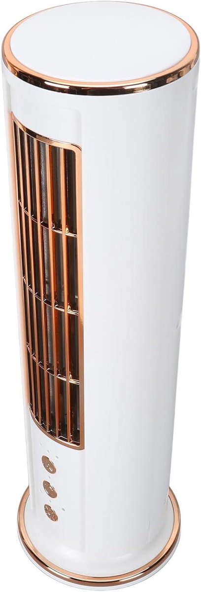 Bladeless Ventilator - Tafelventilator USB - Persoonlijke Koeling - Stil en Veilig - 37x13x13 cm - Zwart