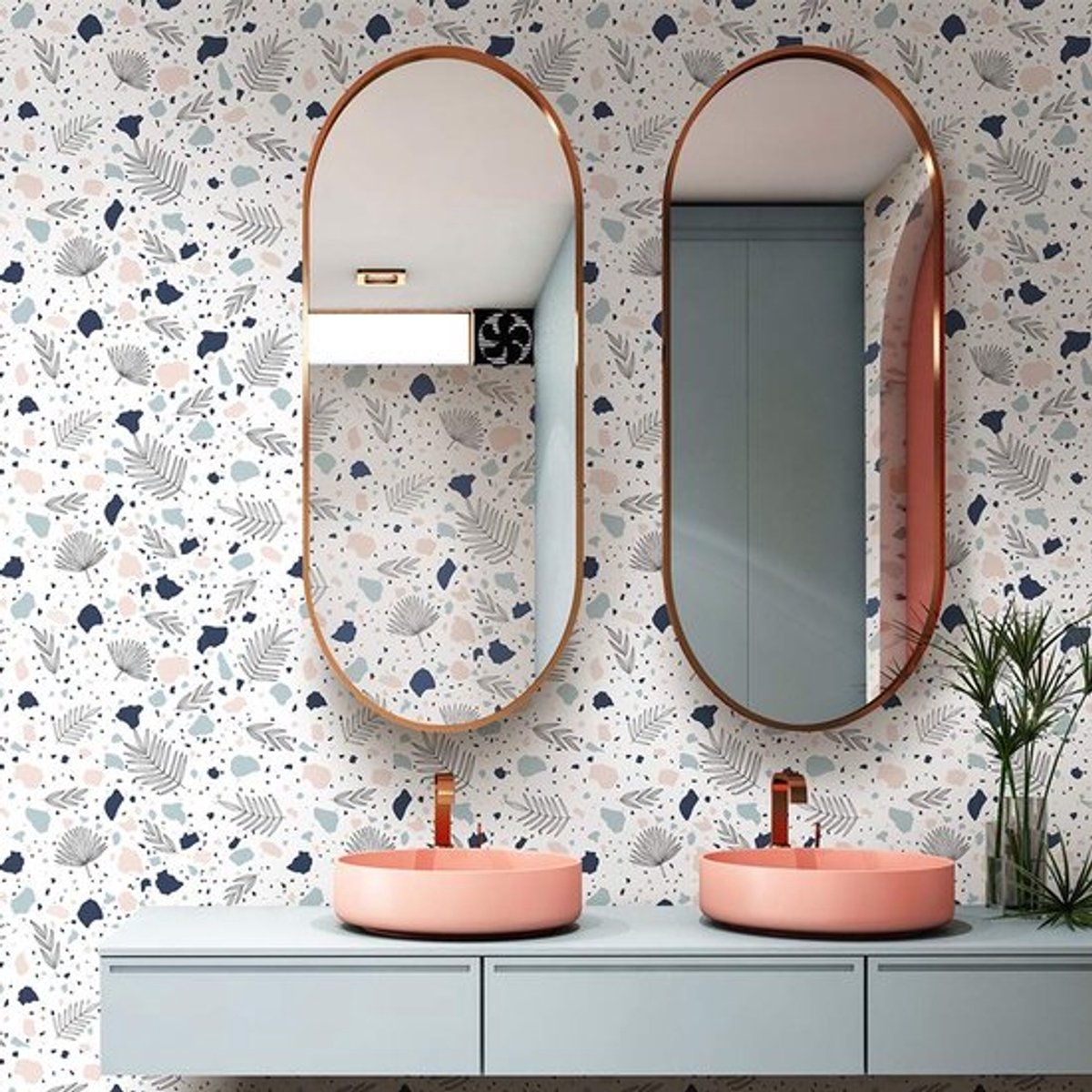 Terrazzo Sticker - Zelfklevende Muursticker - Waterdicht - Meubelstickers - Decoratie - Eenvoudig aan te brengen - Muurstickers