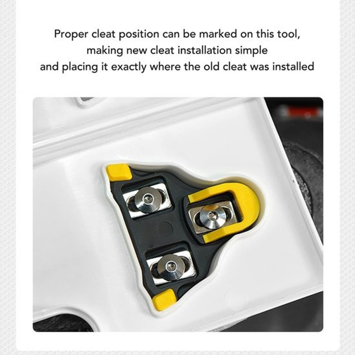 Cleat Tool Ergonomisch Ontwerp - Fitting Tool - Fietsaccessoires - Comfort en Prestaties - SL Model - Antislip Nagels - Cleat Afstelgereedschap