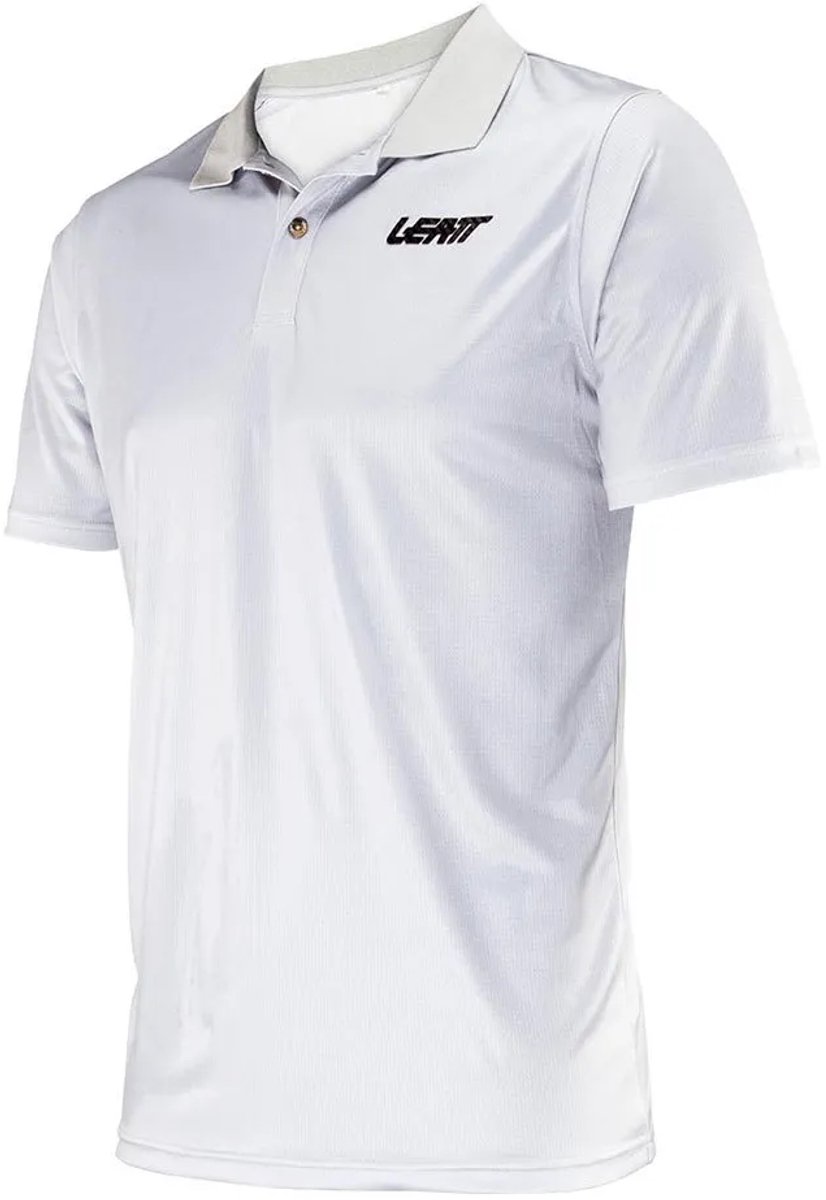 Leatt Team Korte Mouw Poloshirt Grijs L Man