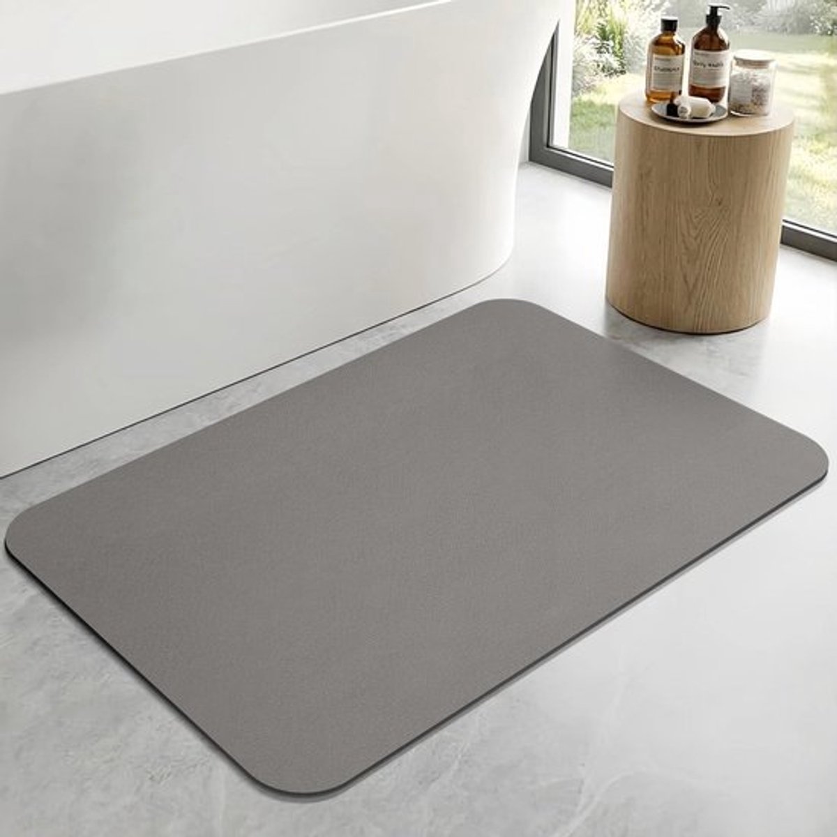 Badmat Antislip - Absorberend - Sneldrogend - Douchemat - Badkamermat - 40x60cm - Geschikt voor Douche/Badkuip