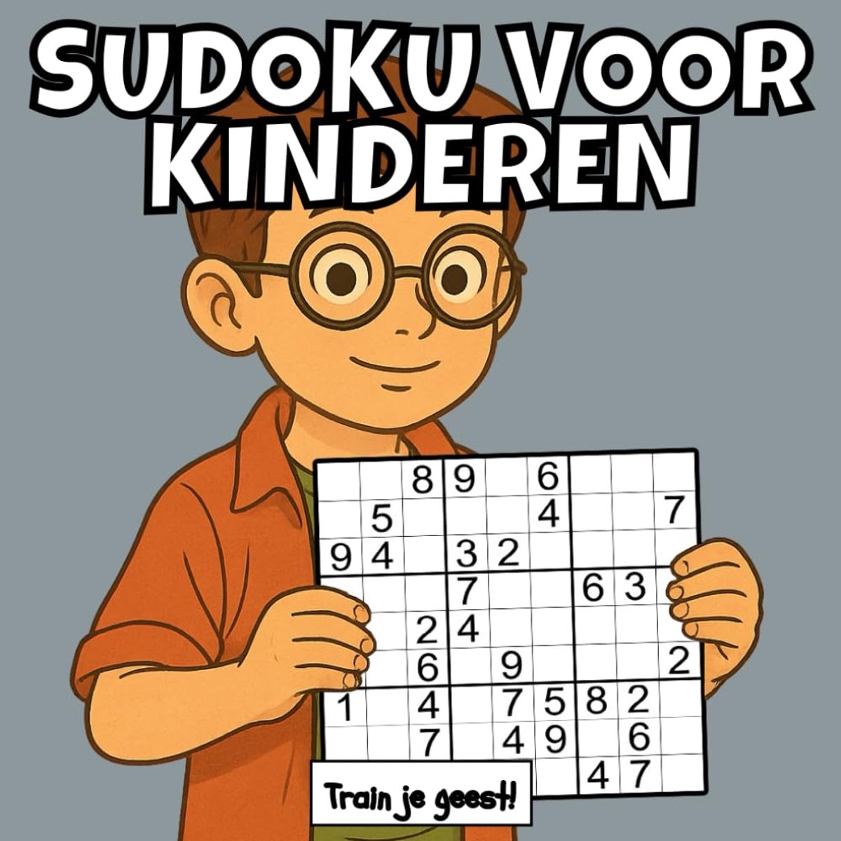 SnelShoppen - Sudoku voor Kinderen - Breintraining Puzzelboek van Gemiddeld tot Extreem Niveau - Ontspanning & Mentale Lenigheid - Grote Pagina's & Ho