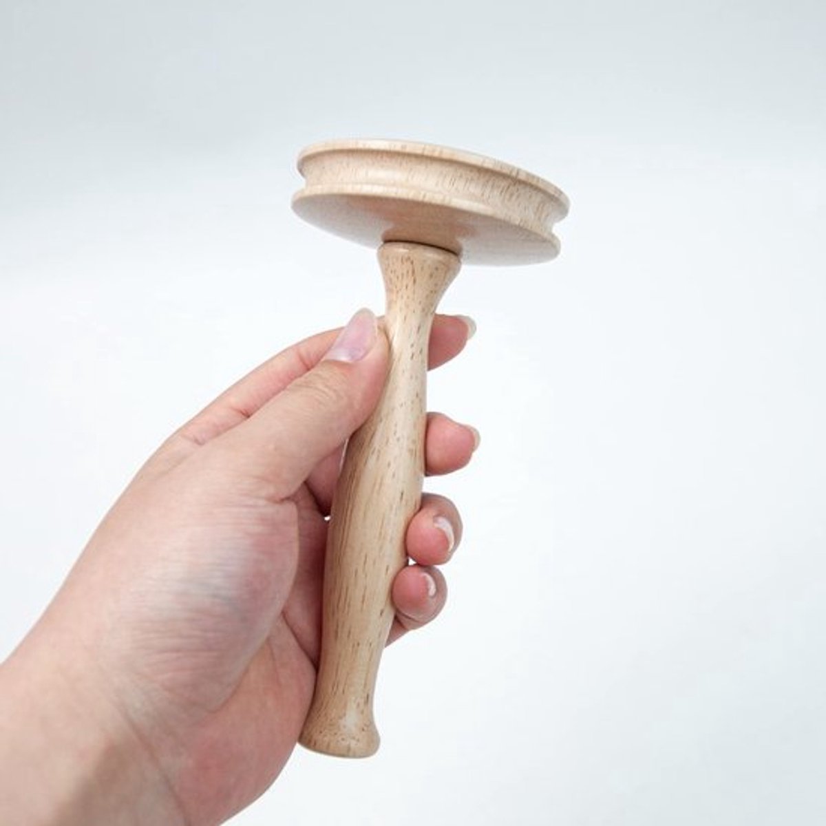 Stopparaplu Paddenstoelvorm - Houten Gereedschap - Naaigaren/Naalden - Duurzaam/Milieuvriendelijk - Voor Sokken/Truien - Comfortabele Grip - Reparatieset