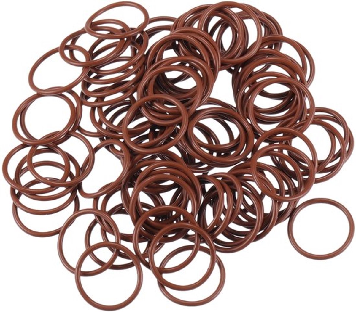 O-Ringen Set 15mm ID x 2mm CS - Afdichtingsringen - Rubber - 100 Stuks - Universele Pasvorm - Duurzaam FKM Rubber - Afdichtingsring