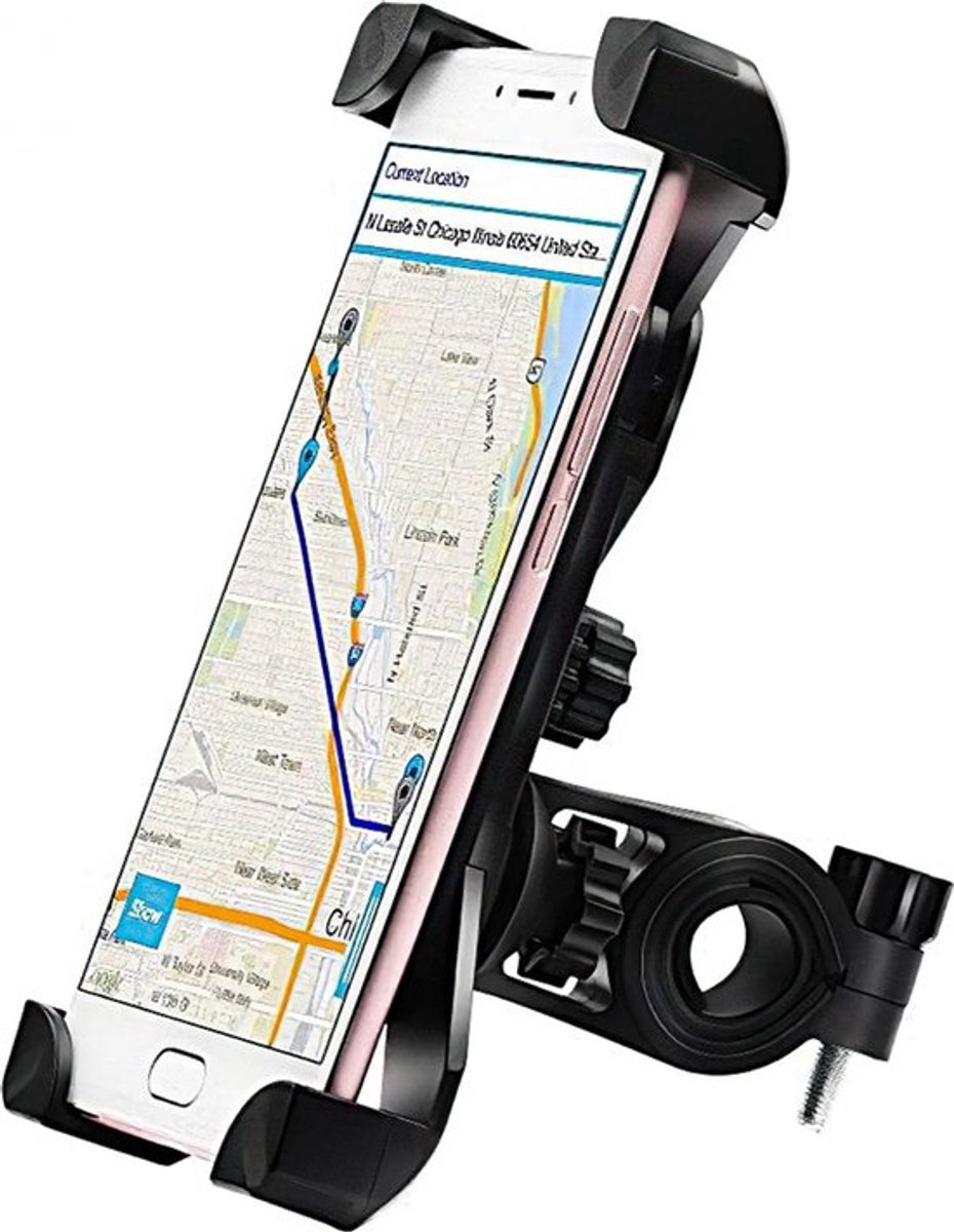 Telefoonhouder voor motorfiets, fietsstuurclip, GPS-montagebeugel