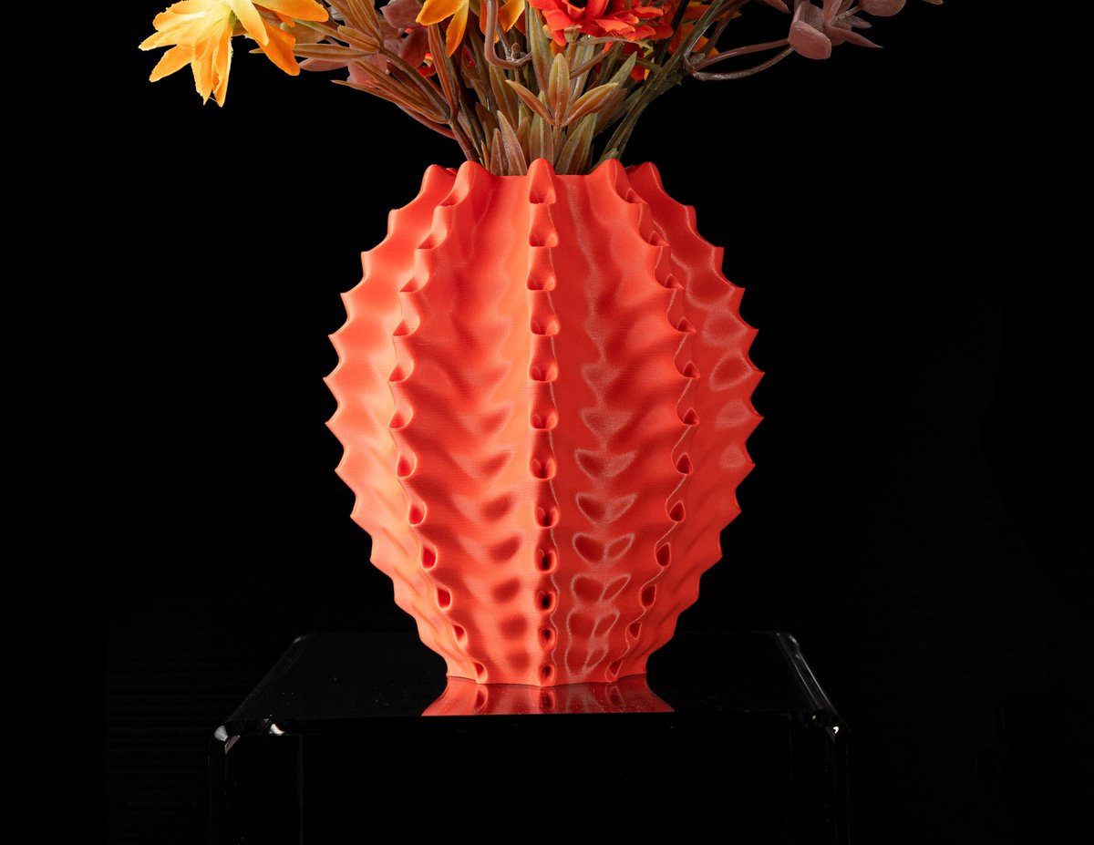 Skushy Vaas Vilo 02 - Geschikt voor Bouwbloemen - Japandi Designvaas voor Droogbloemen en Kunstbloemen - Sculpturale Decoratieve Vaas - Moderne Woondecoratie