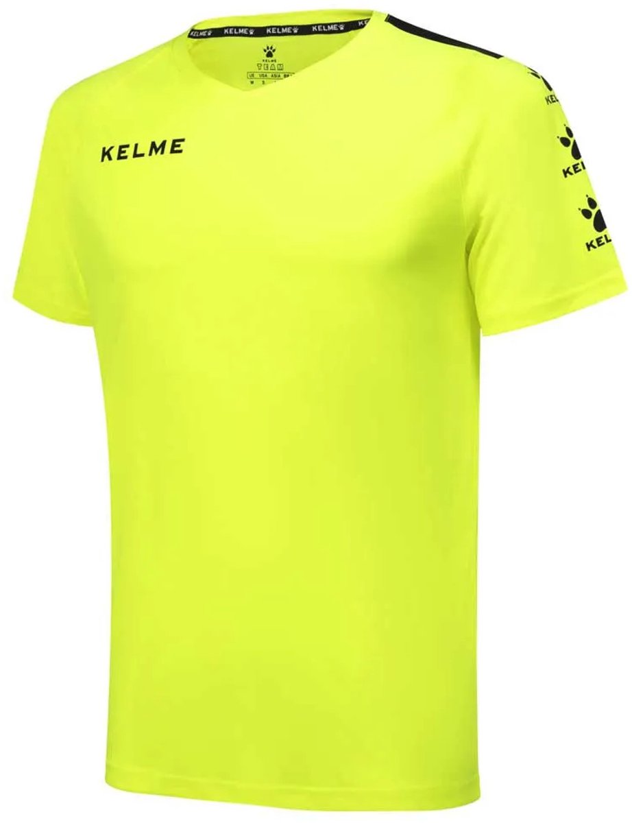 Kelme Lince T-shirt Met Korte Mouwen Geel L