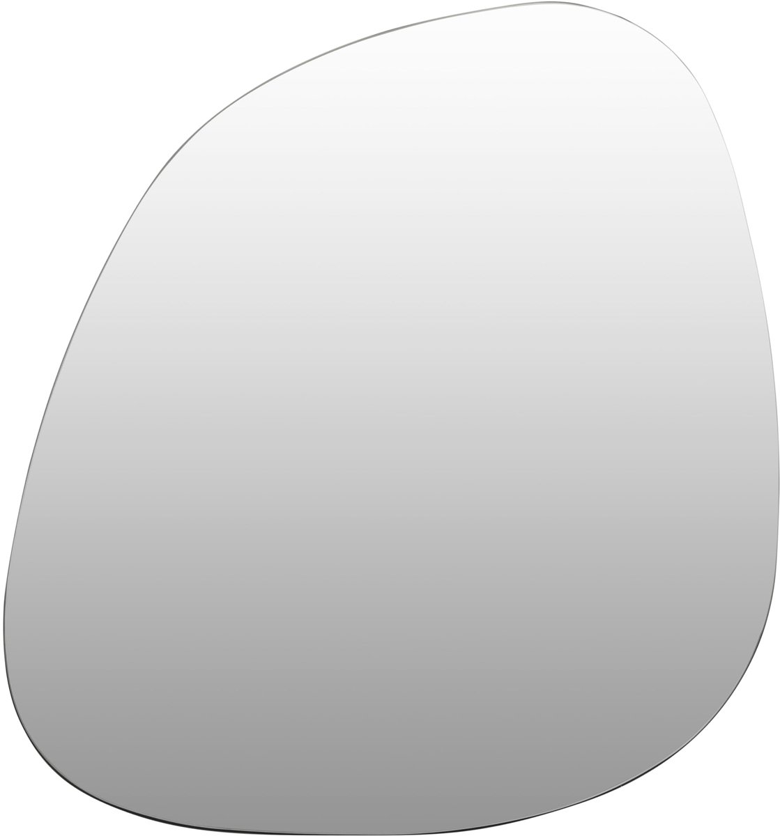 SnelShoppen - VIDI Riflesso di Lusso Passpiegel Hangend - Minimalistische Wandspiegel 80x72 CM - Moderne Organische Make Up Spiegel voor Thuisgebruik