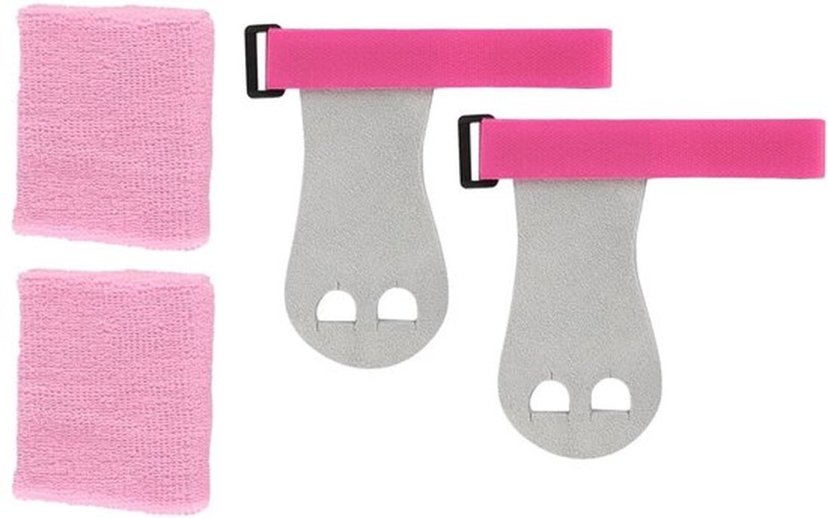 Polsbandjes Set 4-Pack - Sporthandschoenen - Zweetbandjes - Gymnastiek Uitrusting - Grip Bandjes - Ademend en Comfortabel