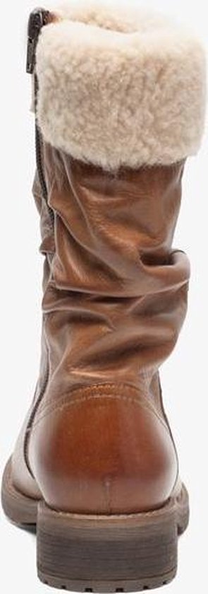 | Hush Puppies leren meisjes laarzen Cognac Maat 36 Leren laarzen van Hush Puppies voor meisjes