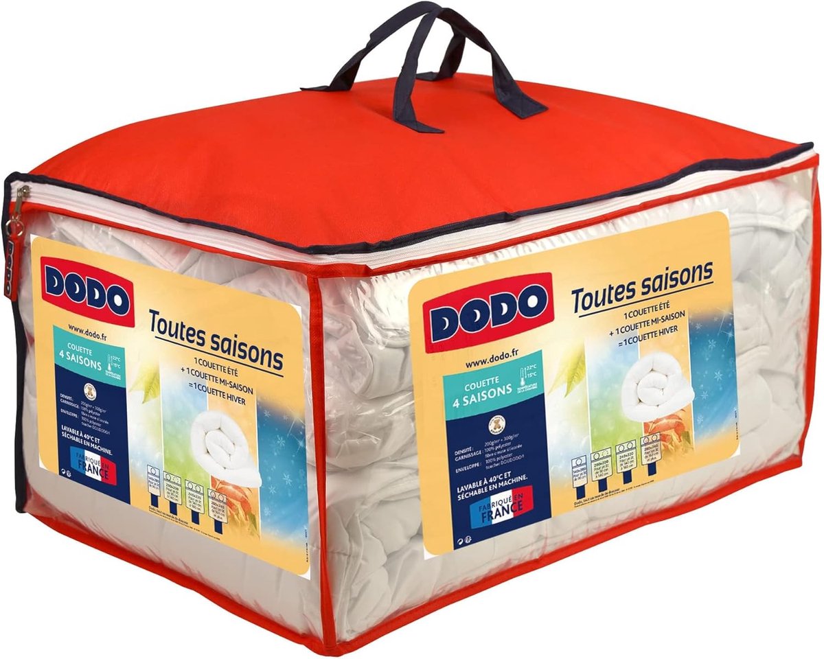 SnelShoppen - 4 Seizoenen Dekbed 200x200 cm Polyester Wit - Ademend, Lichtgewicht, Perfect voor Alle Seizoenen, Ideaal voor Slaapkamer, Volwassenen en