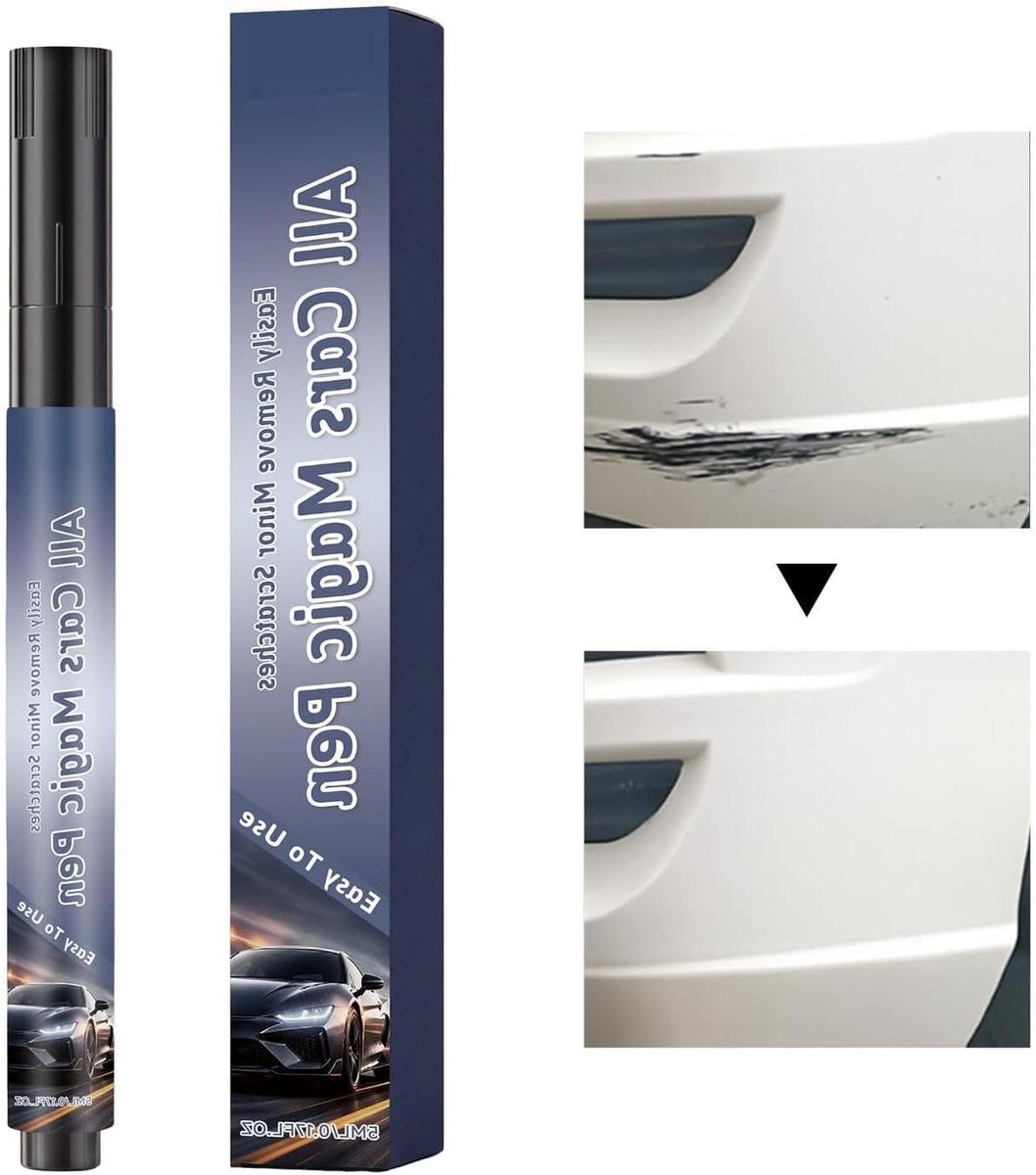 Krassenverwijderaar Stift - Lak Reparatie - Auto Onderhoud - Waterdichte Laag - 5 ml - Transparant