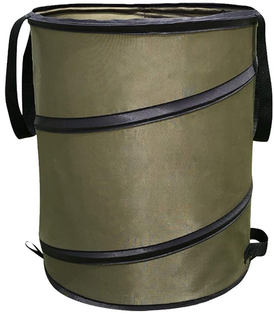 Dailygoods- Opbergtas 37,8 l - Pop-up - Inklapbaar - Oxford-weefsel - Herbruikbaar - Met handgrepen - Tuinafvalzak