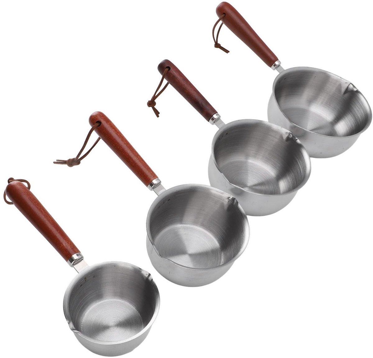 Dailygoods- Sauspan Roestvrij Staal - Compact Ontwerp - Multifunctionele Sauspot - Olie-uitloop - Duurzaam - Geschikt voor Koken - Oliepot