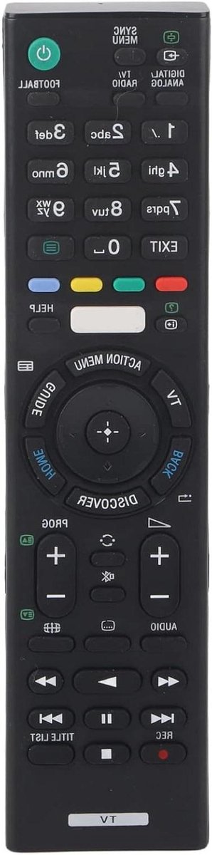 Universele Afstandsbediening - Externe Controller - TV Bediening - Direct Gebruiksklaar - 10 Meter Bereik - Zwart