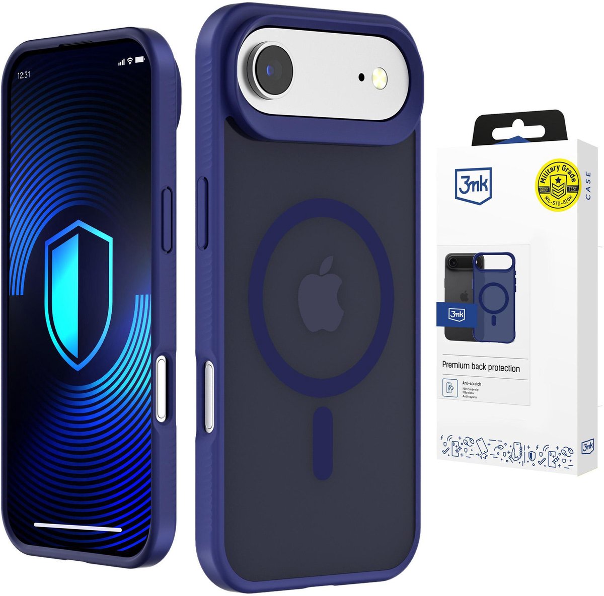3Mk Smoke Magcase Voor Apple Iphone Air Magnetische Hoes Met Sluitingsbescherming