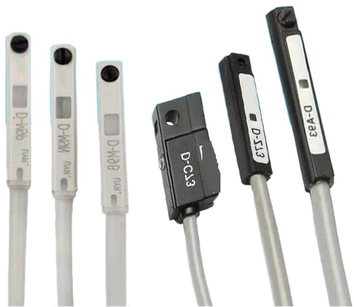 Magneetschakelaar Sensor - Inductieschakelaar Cilinder - Industriële Automatisering - Dicht Bij Open - 1x1x1 cm - Zwart