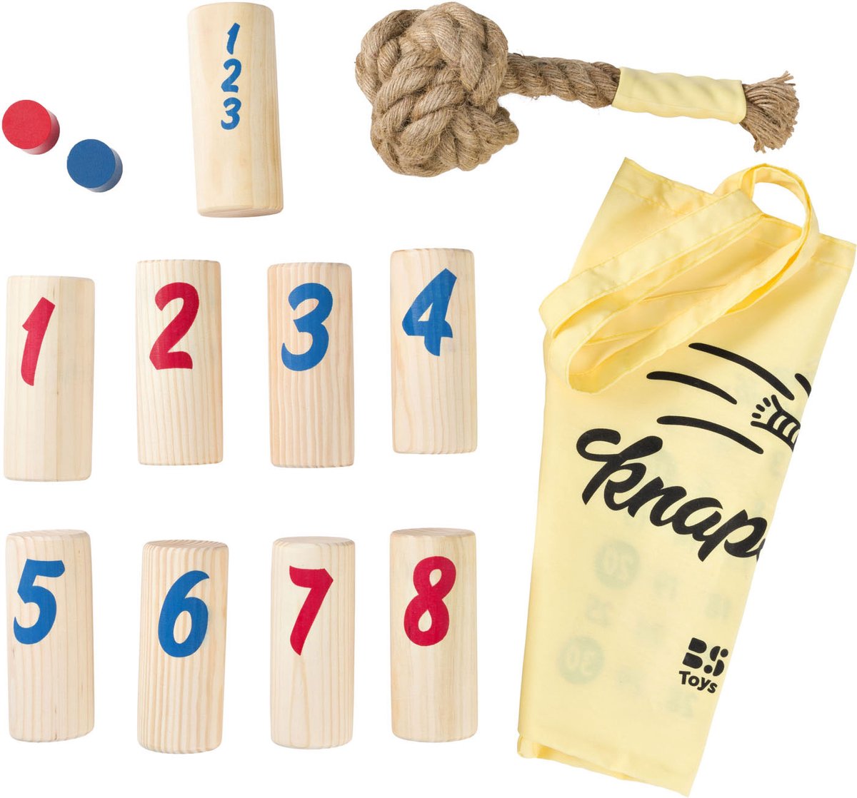 BS Toys – Knapsack Werpspel – Behendigheidsspel voor Buiten – Vanaf 8 jaar - Buitenspeelgoed - Familiespel - Houten speelgoed - Buitenspel — afbeelding 9