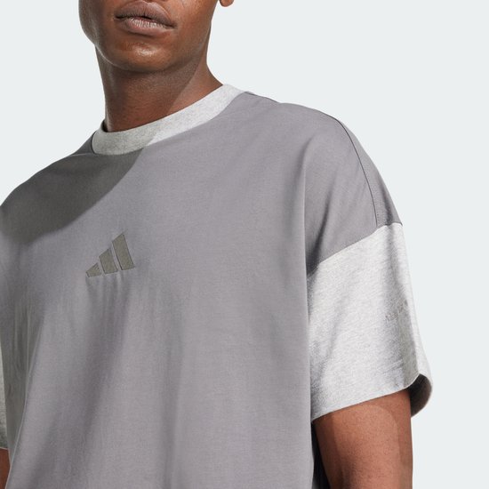 Adidas Sportswear All Szn Colorblock T-Shirt - Heren - Grijs
