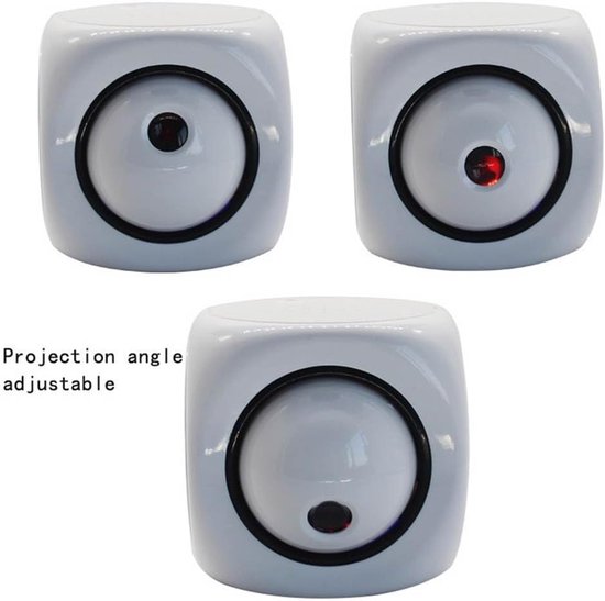 Projectie Wekker - Kinderwekker Digitale Klok - Tijd Leren - Spraakaankondiging Engels - 10.5 cm - Zwart — afbeelding 5